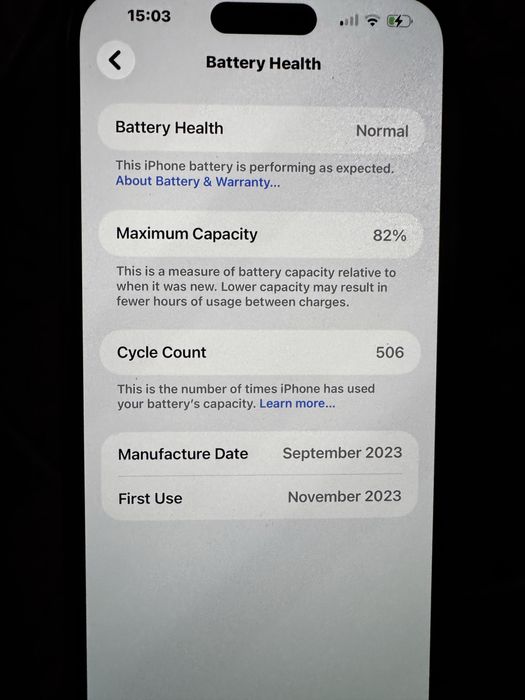 iPhone 15 Pro Max, Natural Titanium, 512GB ca nou