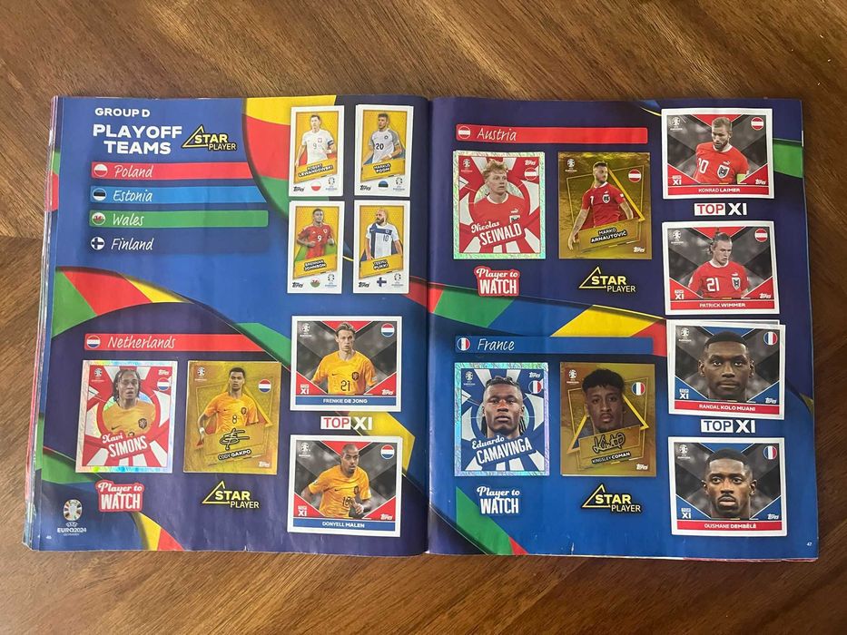 Album Topps euro 2024 Complet