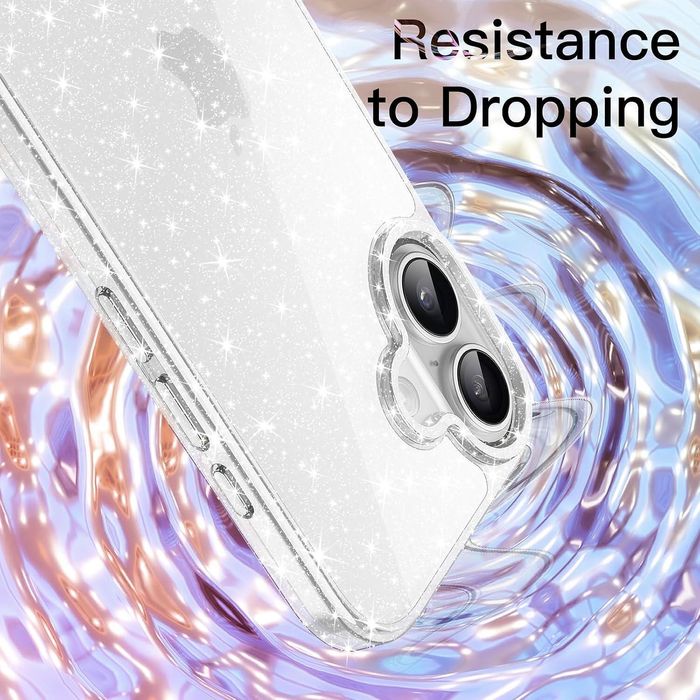 Блестящ кейс glitter case за apple iphone 17