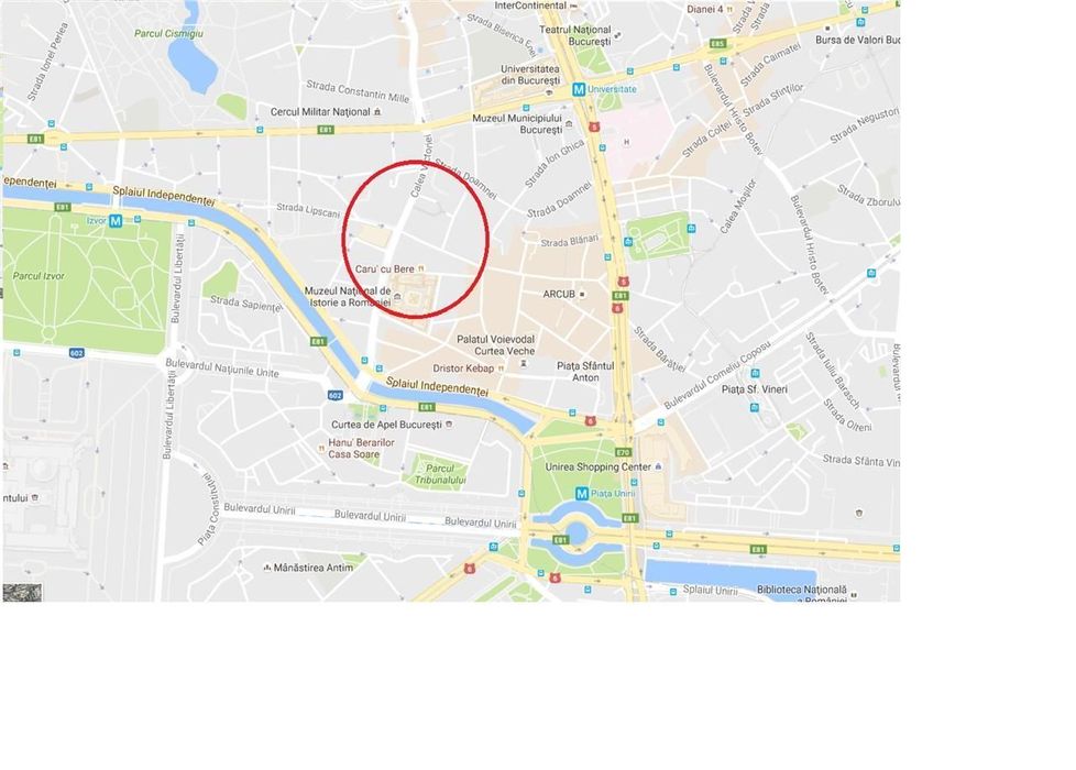 Calea Victoriei sp 65 mp trafic intens