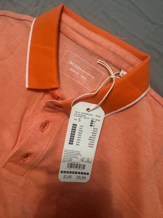 Мъжка поло тениска Tom Tailor Denim – размер S