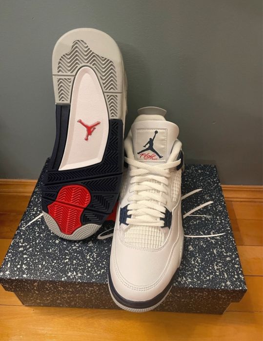 Jordan 4 navy noi, full box ds