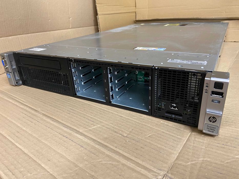 Сървър HP DL380e G8 2x Xeon E5-2450L 16 core, 32GB RAM, 2xPSU, Proxmox