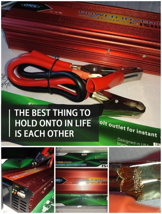 Invertor Auto 1500W 12V-220V NOU Sigilat | Stoc Limitat | Livrare Rap