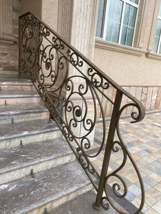 Перила, ограждения, металл Б/у.