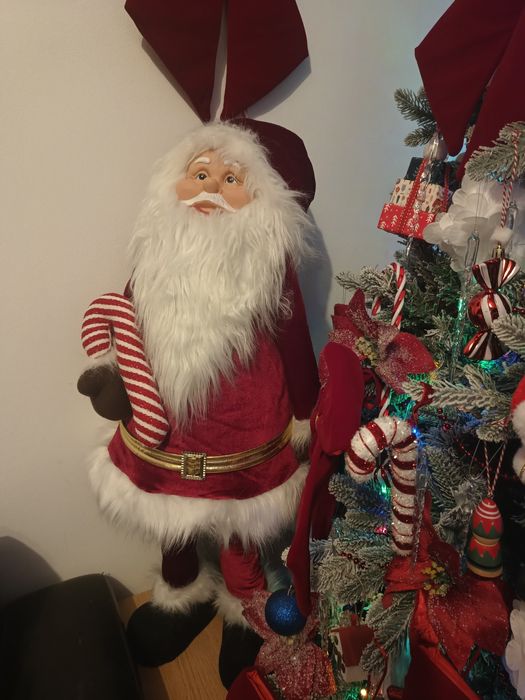 Moș Crăciun 90 cm decorațiuni -  figurina