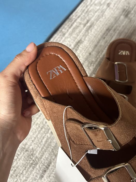 Шлепки новые зара