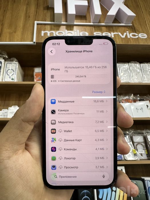 Iphone 13. 256 tali 100 yomkost