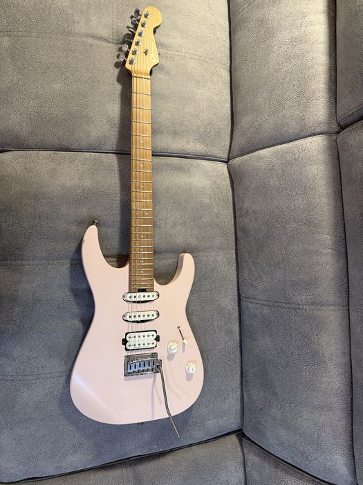 Charvel Pro-Mod DK24 HSS 2PT CM Satin Shell Pink Електрическа китара