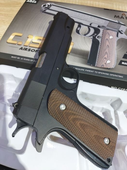 Airsoft gun Strikeball Temir pistolet железный пистолет металлический
