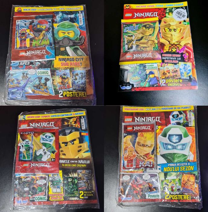 Reviste Lego Ninjago cu figurina