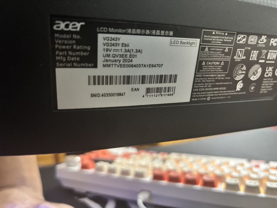 Продам монитор acer nitro