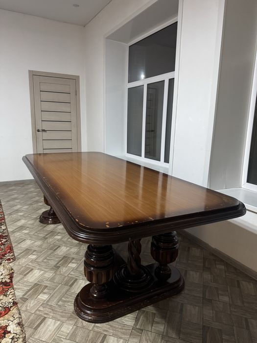 Стол деревянный 2.5м на 1.1м