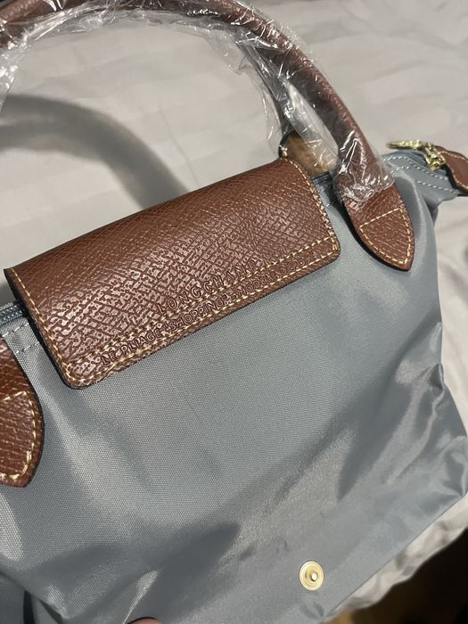 Longchamp Le Pliage S размер - Classic steel grey