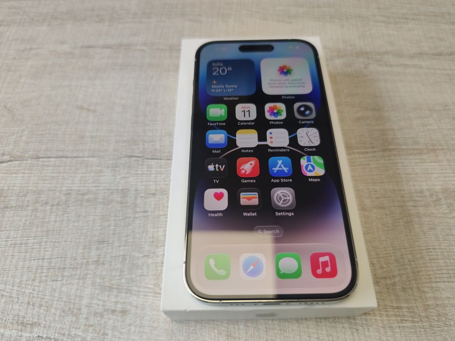 Като нов! iphone 14 pro 128GB  White 100% батерия