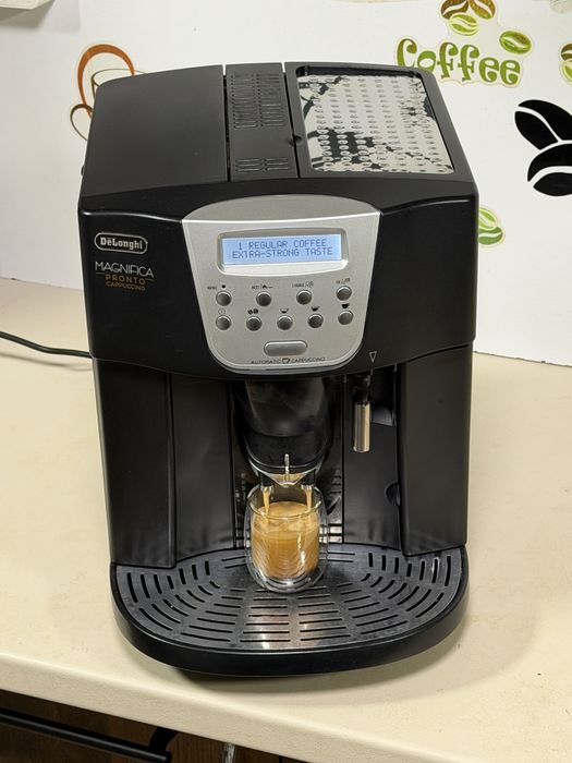 Кафемашина кафе автомат delonghi magnifica pronto с гаранция