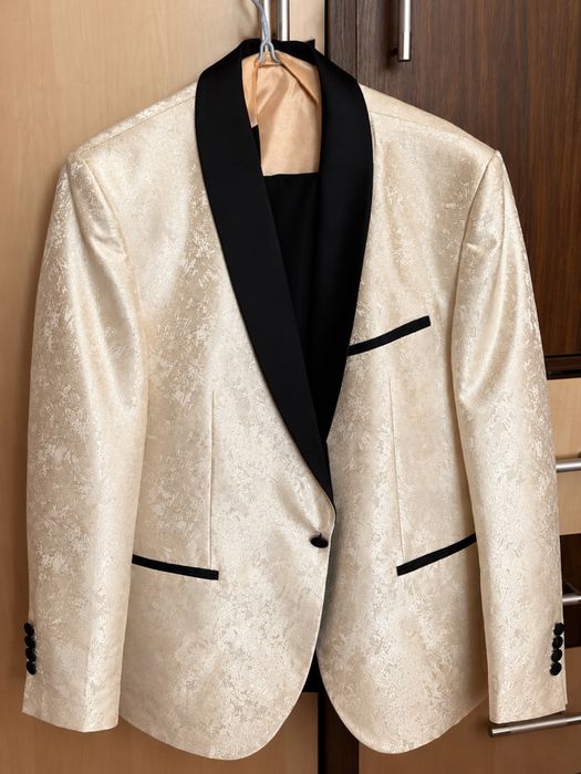 Costum mire elegant Sartoria Milano, 3 piese + cămașă, mărimea 50