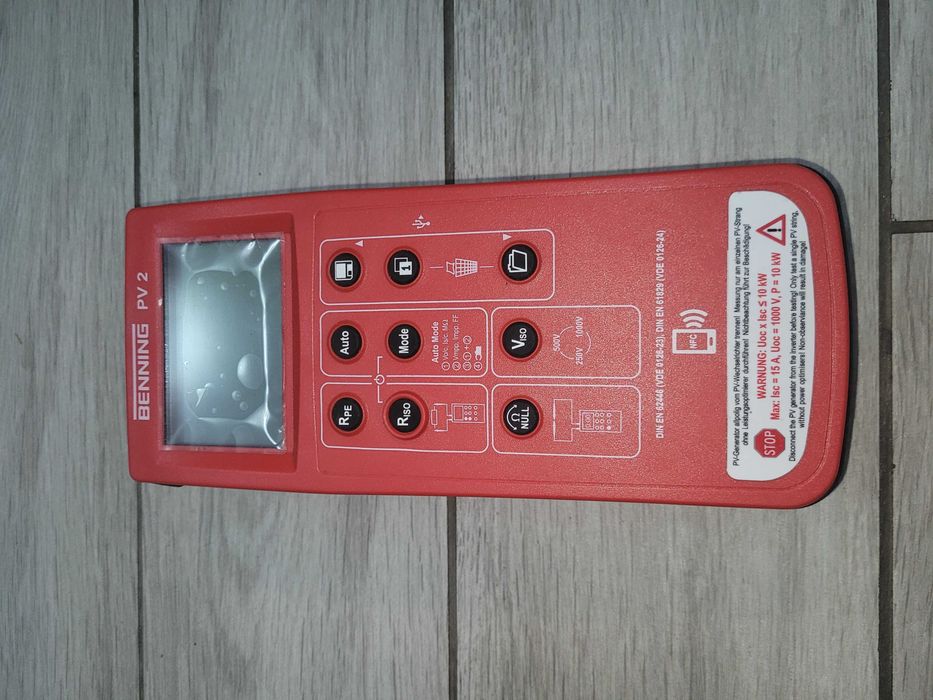 Tester solar, aparat masura panouri fotovoltaice. Benning Pv2. Oferta