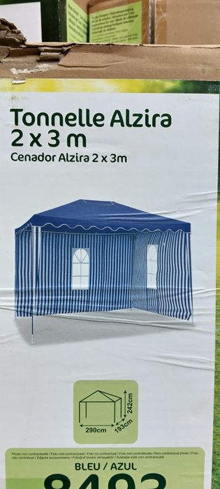 Pavilion 2x3 m, cu 2 pereți - nou, sigilat