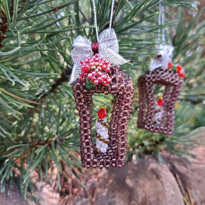 Коледни играчки от мъниста