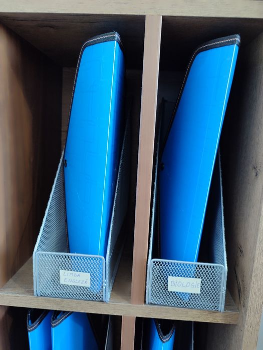 VÂND URGENT Set 20 mape albastre din plastic gros