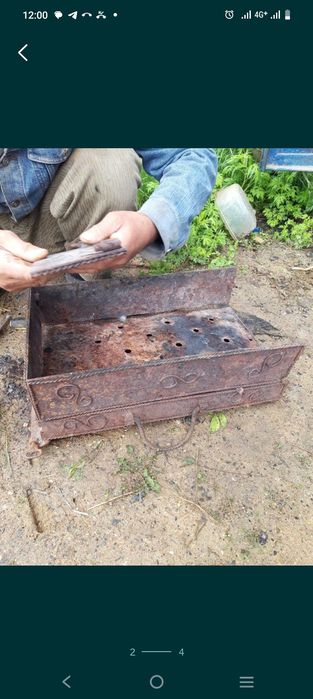 мангал разборный с ножками