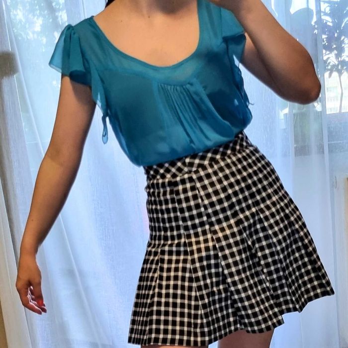 bluza vaporoasa bleo maneci volane, M