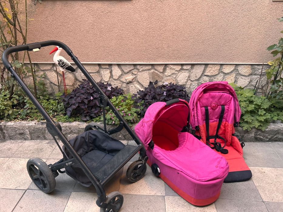 Детска количка Cybex Balios S – кош за новородено + седалка
