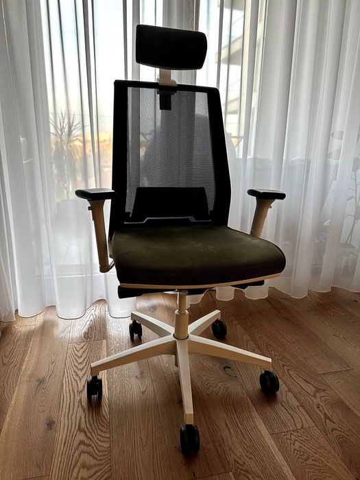 Scaun birou ergonomic birou - Notus Alb/Verde