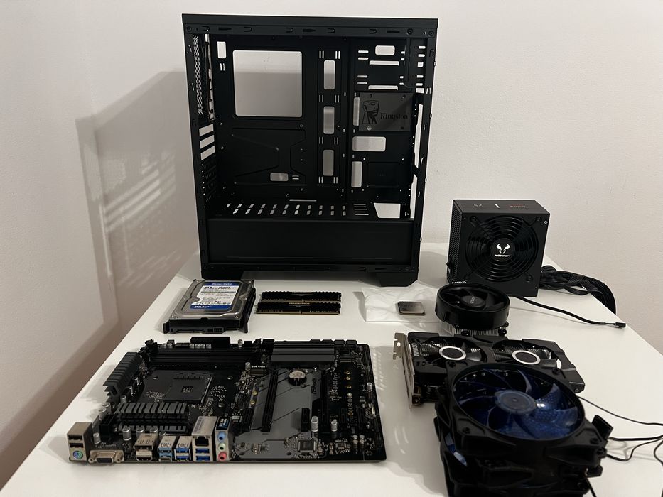 Oferta - PC Gaming Ryzen 5 5600X, GTX 1070, 32GB RAM – 400 FPS în CS2 1080p