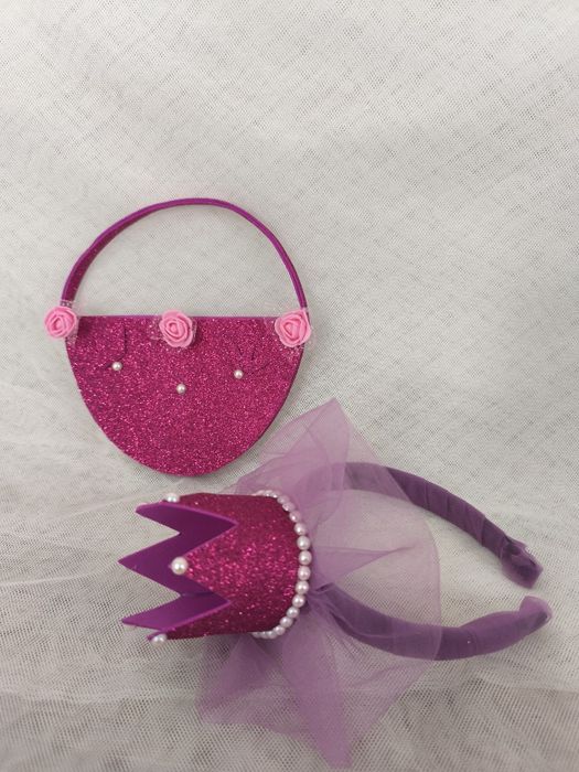 Ободок-корона с сумочкой