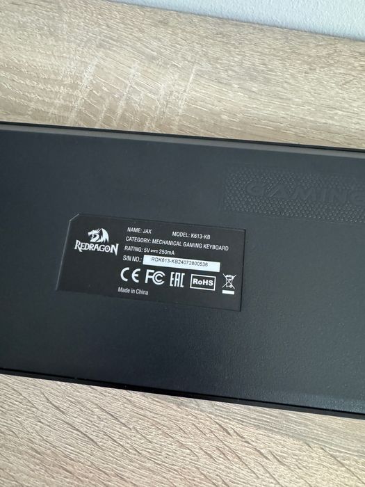 Геймърска клавиатура Red Dragon K613-KB