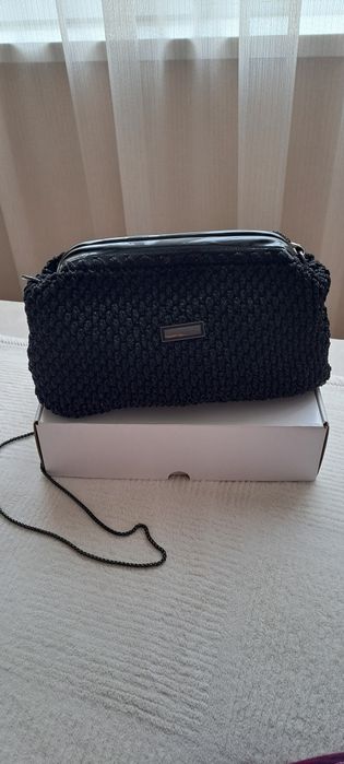 Дамска чанта плетена