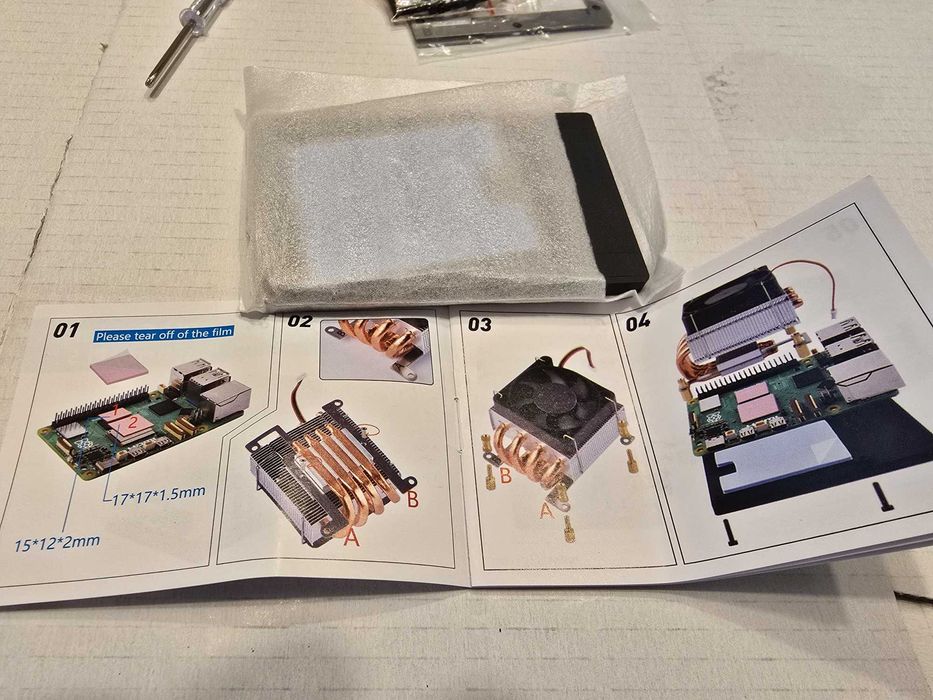 Radiator Heatsink 52pi Low-Profile Raspberry Pi 5 / Bitaxe Gamma 601