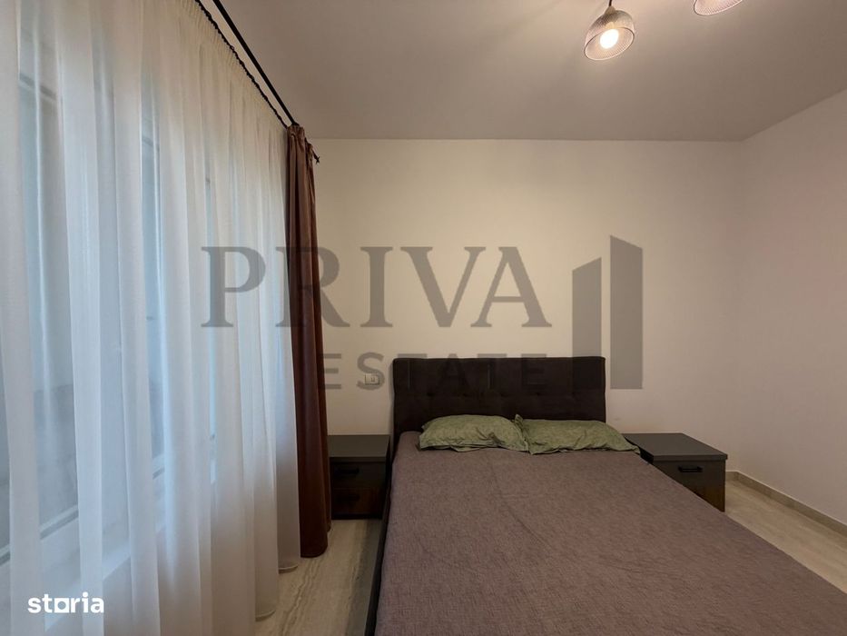 Apartament 2 camere parter balcon+curte