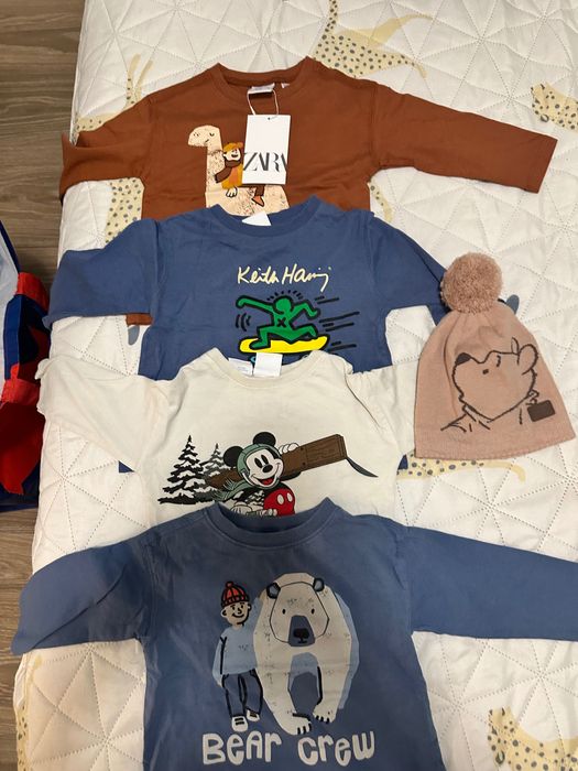 Лот дрехи Zara,Reserved,GAP Disney,Needs момче9-12 80 нови, яке и др