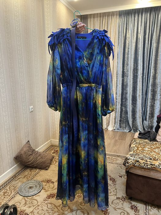 Вечернее платье/ Голубое платье