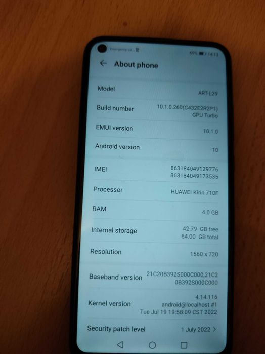 VAND huawei P40 lite