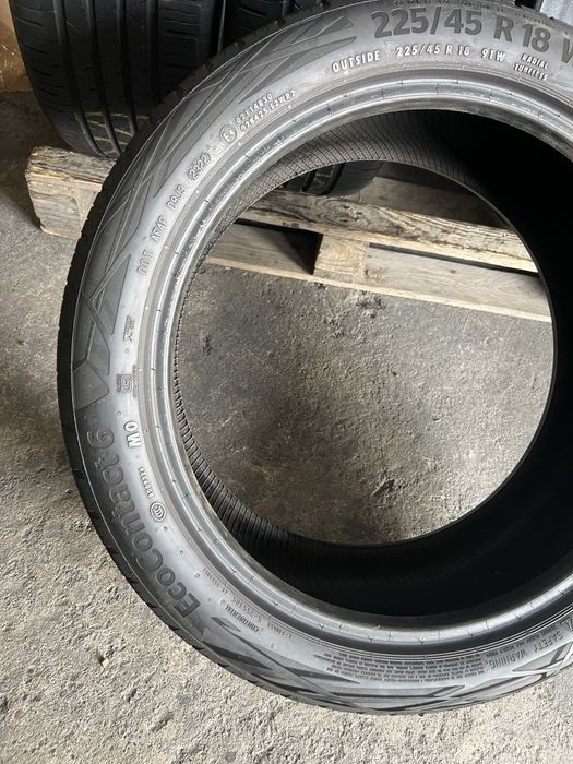 4 anvelope de vara 225/45/18 Continental DOT2022!