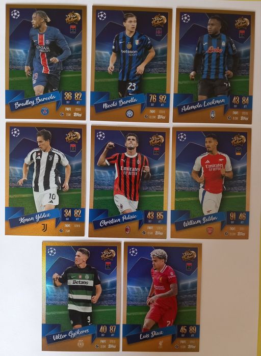 Футболни карти Мач атакс 24/25 и Екстра 24/25