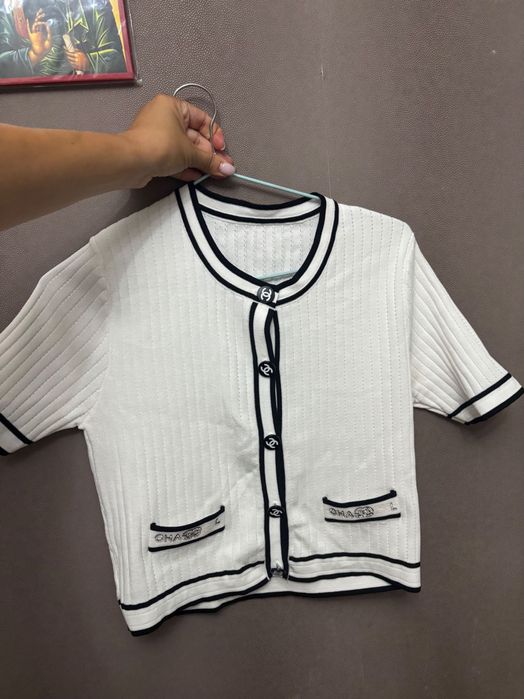 Tricou Chanel alb