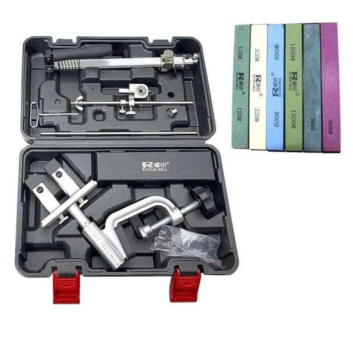 Професионално точило за ножове в комплект с 6 абразива, 20204396