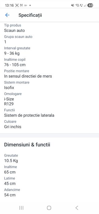 Scaun Auto Britax Romer trifix2