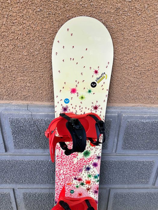 placa noua snowboard roxy silhouette banana L141cm