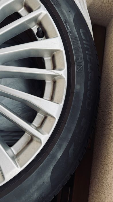 4buc cauciucuri vara+jante originale audi