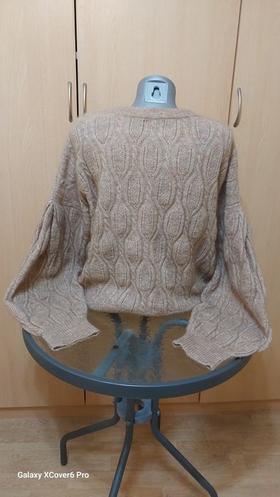 Пуловер RAN . размер XL/2XL 34%kid mohair, 34% вълна.