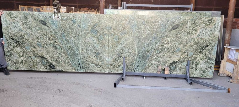 Lastre de marmura verde