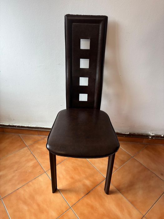 Scaune de piele  - Set 6 bucati