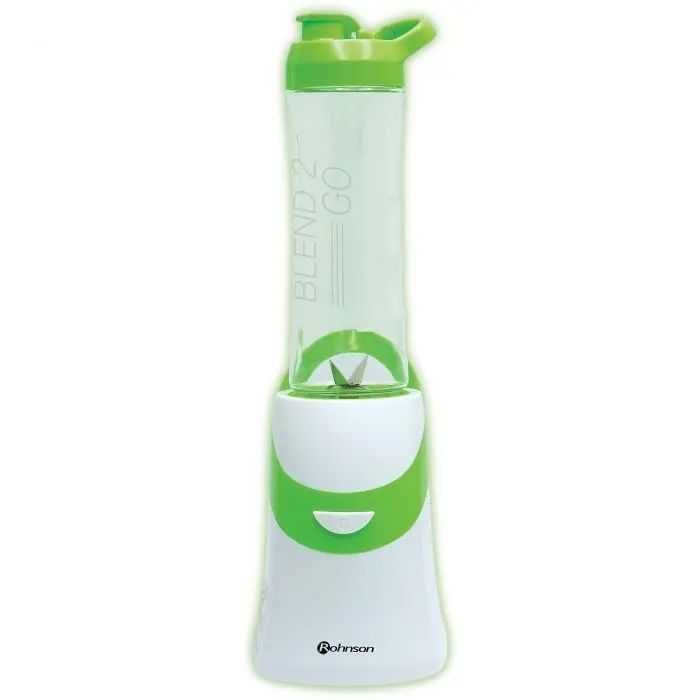 Blender Rohnson 2GO R571 350W 0.6l 1 viteza Alb Verde fara BPA, ca NOU