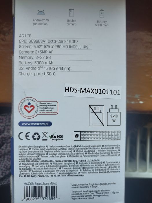 Telefon maxcom MS652